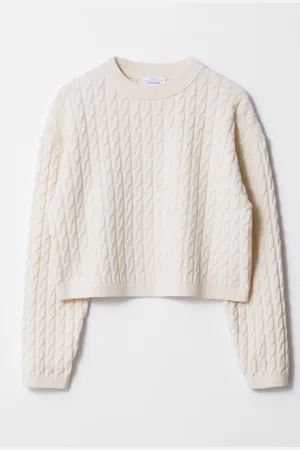 & OTHER STORIES Strickpullover Aus Wolle Mit Zopfmuster - , XS