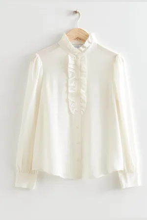 & OTHER STORIES Seidenbluse Mit Rüschen - , 32