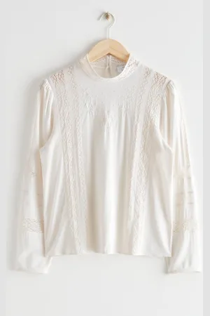 & OTHER STORIES Bestickte Spitzenbluse - , 32