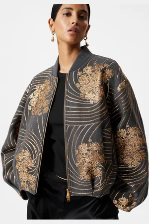 & OTHER STORIES Bomberjacke Aus Wolle In Metallic-Optik - , XS