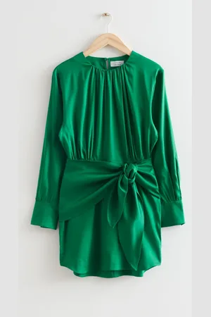 & OTHER STORIES Minikleid Aus Satin Mit Taillenbindung - , 32