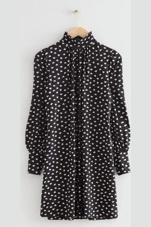 & OTHER STORIES Bedrucktes Kleid Mit Stehkragen - , XS