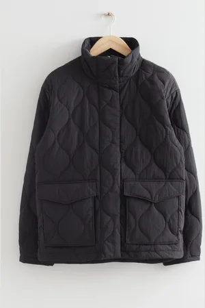 & OTHER STORIES Oversized-Jacke Mit Wellenförmiger Steppung - , XS
