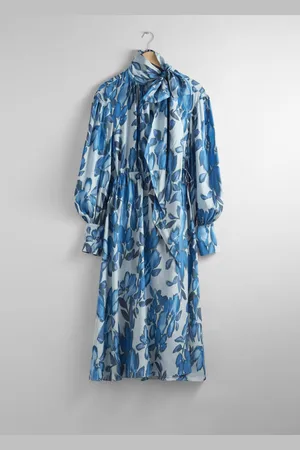 & OTHER STORIES Midi-Wickelkleid Mit Schluppenkragen - , XS