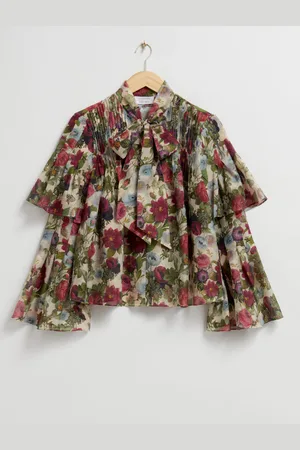 & OTHER STORIES Organza-Bluse Mit Glockenärmeln - , 32
