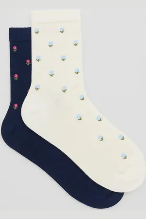 & OTHER STORIES Geblümte Socken, 2er-Pack - , 36/38