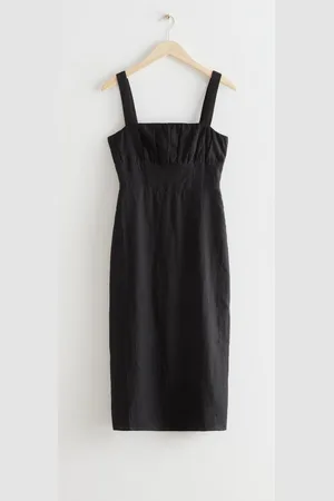& OTHER STORIES Träger-Midikleid Aus Leinen - , 32
