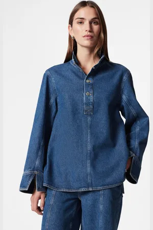 & OTHER STORIES Jeanshemd Mit Tunnelkragen - , XS