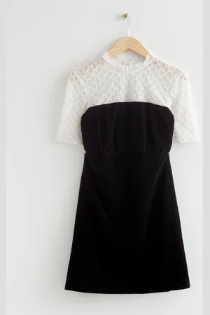 & OTHER STORIES Perlenverziertes Minikleid Aus Samt - , 32