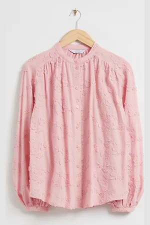 & OTHER STORIES Voluminöse Bluse Mit Blumenapplikation - , 32