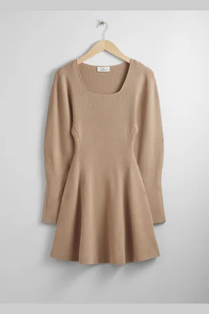 & OTHER STORIES Schmal Geschnittenes Minikleid Aus Rippstrick - , XS