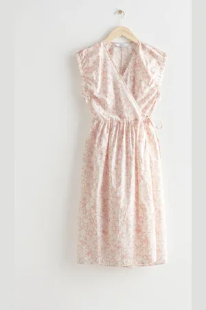 & OTHER STORIES Bedrucktes Midi-Wickelkleid - , 32