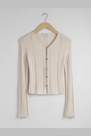 & OTHER STORIES Rippstrick-Cardigan Mit Knopfleiste - , XS