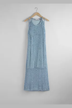 & OTHER STORIES Midi-Häkelkleid Mit Perlen - , XS