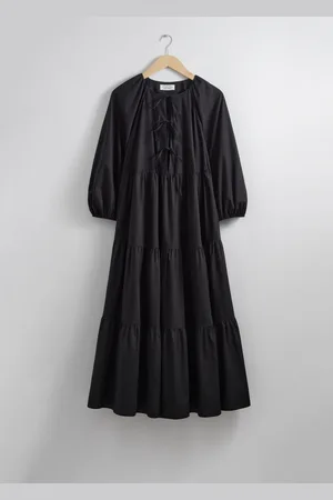 & OTHER STORIES Gestuftes Midikleid Mit Bindedetail - , XS