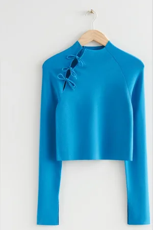 & OTHER STORIES Verkürzter Pullover Mit Asymmetrischem Bindedetail - , XS