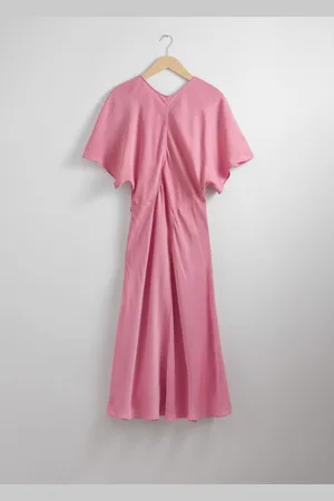 & OTHER STORIES Midikleid Aus Satin - , XS
