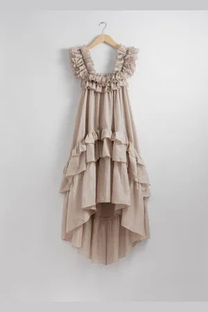 & OTHER STORIES Midikleid Mit Volants - , XS