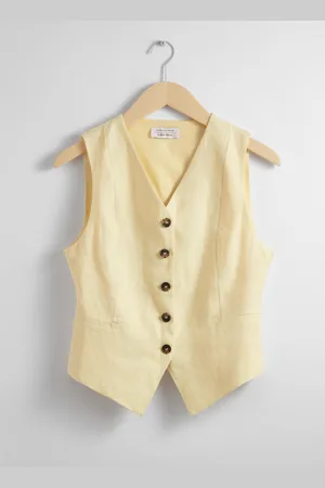 & OTHER STORIES Elegante Leinenweste - , 32