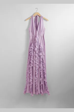& OTHER STORIES Neckholder-Midikleid Mit Rüschen - , 32