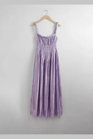 & OTHER STORIES Satin-Midikleid Mit Raffungen - , 32