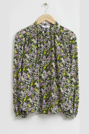 & OTHER STORIES Bedruckte Seidenmix-Bluse - , 32