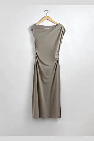 & OTHER STORIES One-Shoulder-Midikleid - , XS