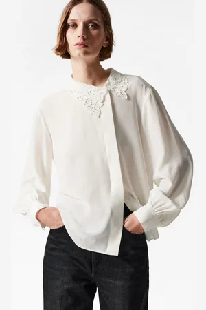 & OTHER STORIES Seidenbluse Mit Asymmetrischem Kragen - , 32