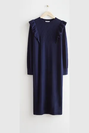 & OTHER STORIES Midikleid Aus Pointelle-Strick - , XS