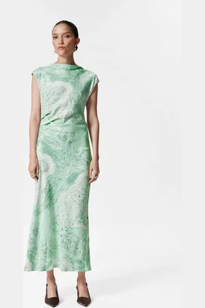 & OTHER STORIES Schräg Geschnittenes Midikleid Aus Satin - , 32