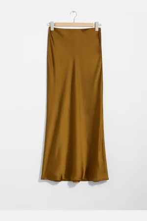 & OTHER STORIES Maxirock Aus Satin - , 32