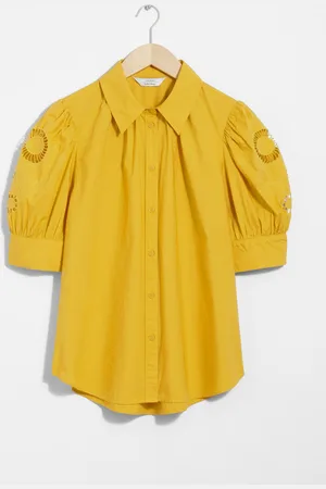& OTHER STORIES Bestickte Bluse Mit Puffärmeln - , XS