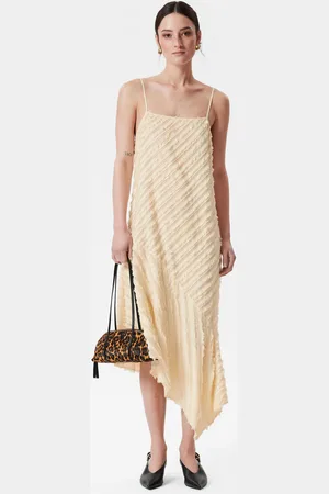 & OTHER STORIES Strukturiertes Midikleid Mit Schmalen Trägern - , 32