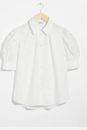 & OTHER STORIES Bestickte Bluse Mit Puffärmeln - , XS