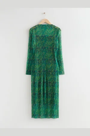 & OTHER STORIES Mesh-Midikleid Mit Stehkragen - , XS