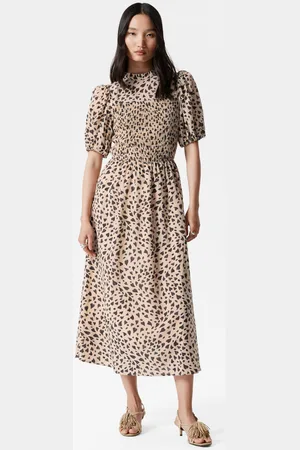 & OTHER STORIES Gesmoktes Midikleid Mit Puffärmeln - , 32