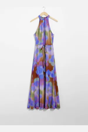 & OTHER STORIES Neckholder-Maxikleid Mit Print - , 32