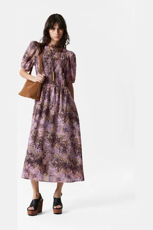 & OTHER STORIES Gesmoktes Midikleid Mit Puffärmeln - , 32