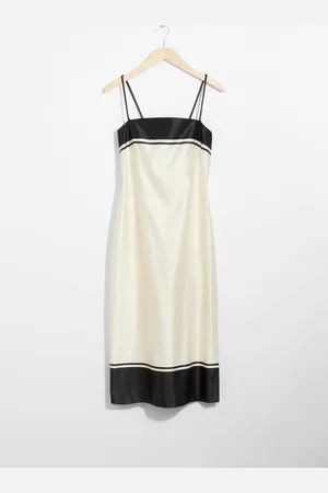 & OTHER STORIES Satin-Midikleid Mit Schmalen Trägern - , 32