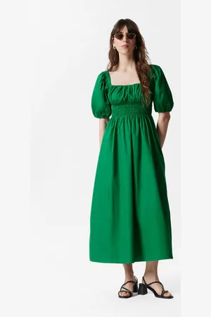& OTHER STORIES Midikleid Mit Puffärmeln - , 32