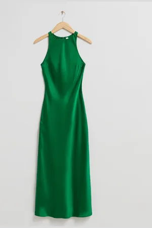 & OTHER STORIES Schmales Midikleid Aus Satin - , 32