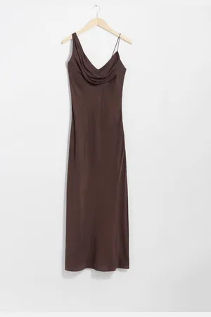 & OTHER STORIES Drapiertes Midikleid Aus Seide - , 32