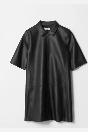& OTHER STORIES Minikleid Aus Leder Mit Reißverschluss - , XS