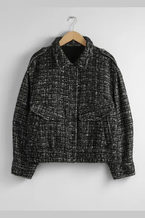 & OTHER STORIES Kastenförmige Tweedjacke - , XS