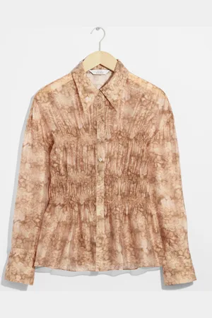 & OTHER STORIES Durchscheinende Bluse Mit Schößchen - , 32