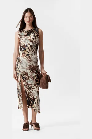 & OTHER STORIES Drapiertes Midikleid Aus Satin - , 32