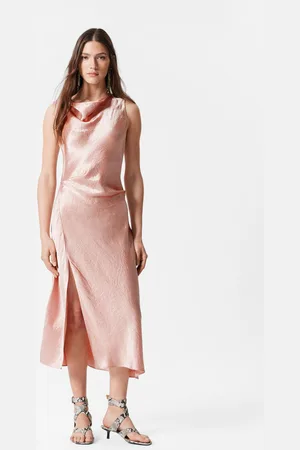 & OTHER STORIES Drapiertes Midikleid Aus Satin - , 32