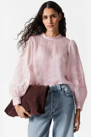 & OTHER STORIES Bestickte Bluse Aus Ramie - , 32