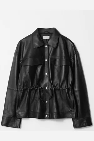 & OTHER STORIES Lederjacke Mit Kordelzug An Der Taille - , XS
