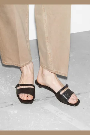 & OTHER STORIES Leder-Pantoletten Mit Zierschnallen - , 36